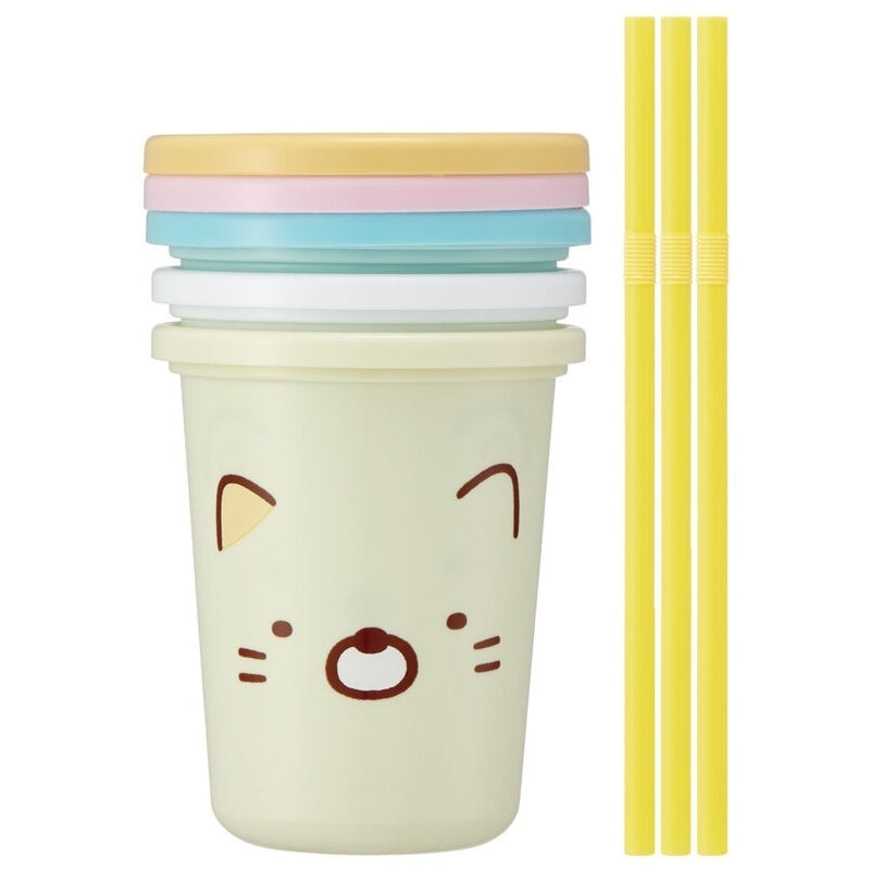 Skater Sumikko Gurashi Tumbler Set with Straws 320ml 3P