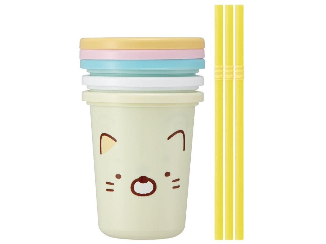 Skater Sumikko Gurashi Tumbler Set with Straws (320ml )3P