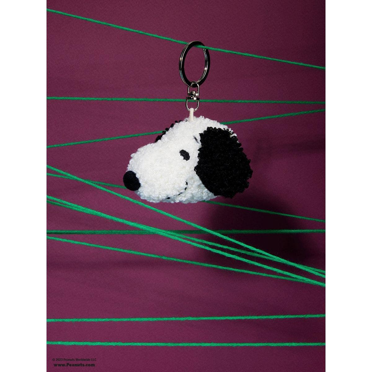 Snoopy ECO Tiny Teddy Cream keychain - 4,5 cm - 2"