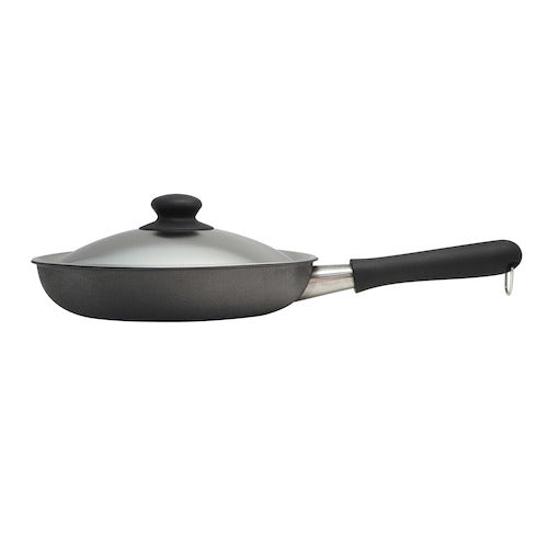 Sori Yanagi Double Fibre Nitrided Iron Frying Pan with Lid 25cm