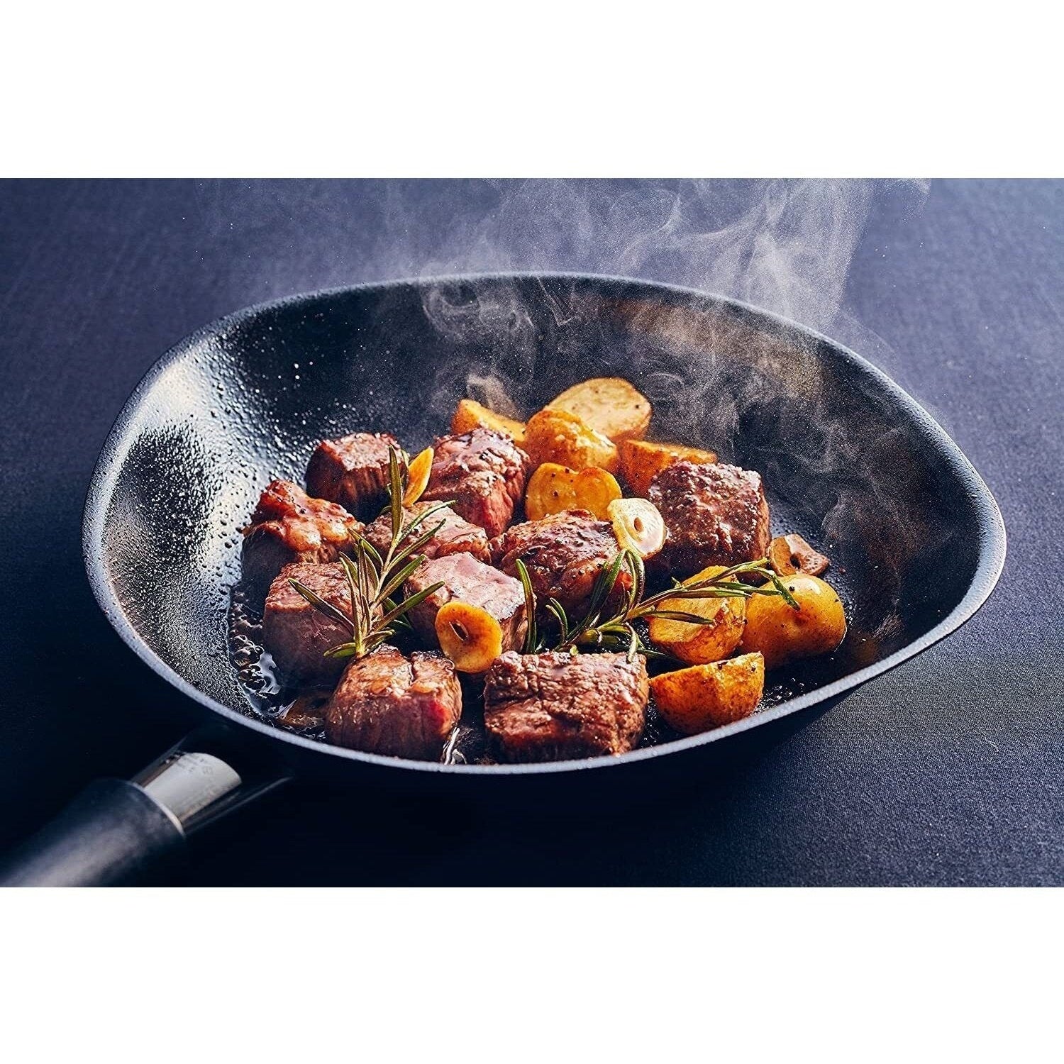 Sori Yanagi Magma Plate Iron Frying Pan with Lid 25cm