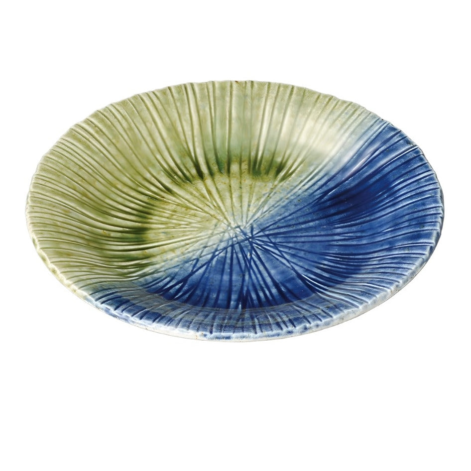 Stardust Blue-Green Large Plate 25D