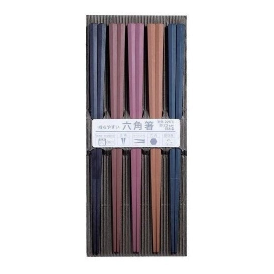 Sun - Antibacterial Hexagon Chopstick Winter Set
