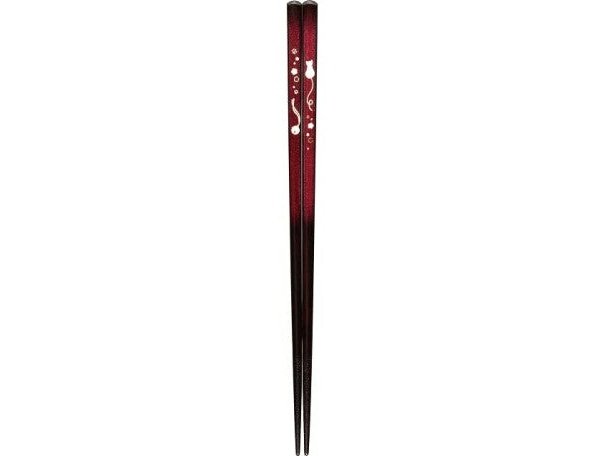Sun Kinmon Red Gold Cat Chopsticks 23cm