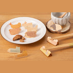 Sun Wood Paper Bird Chopstick Rest 2P