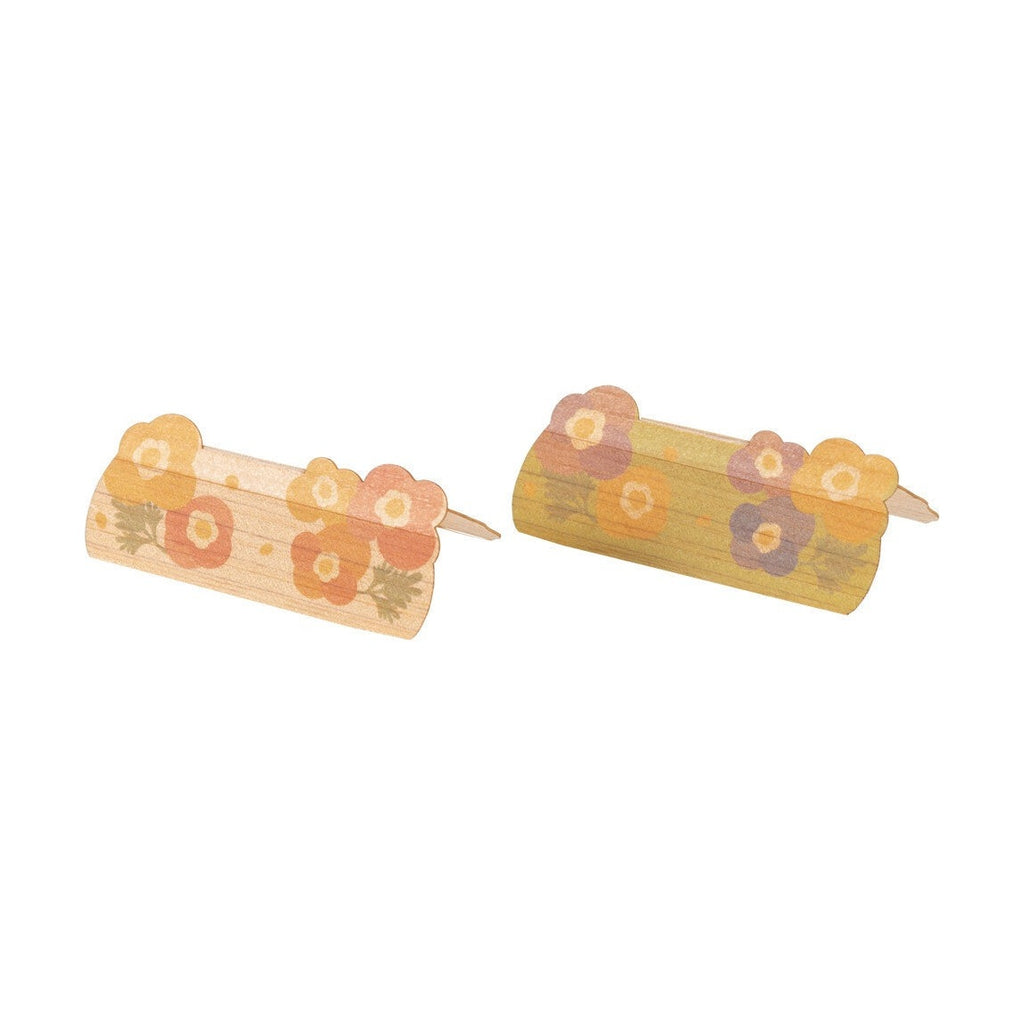 Sun Wood Paper Flower Chopstick Rest 2P