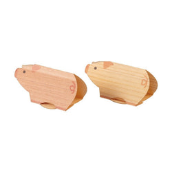 Sun Wood Paper Pig Chopstick Rest 2P 2P
