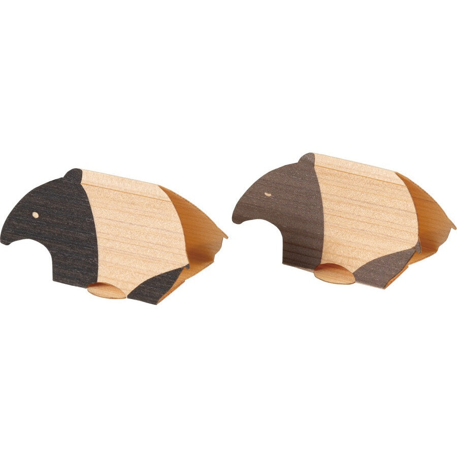 Sun Wood Paper Tapir Chopstick Rest 2P