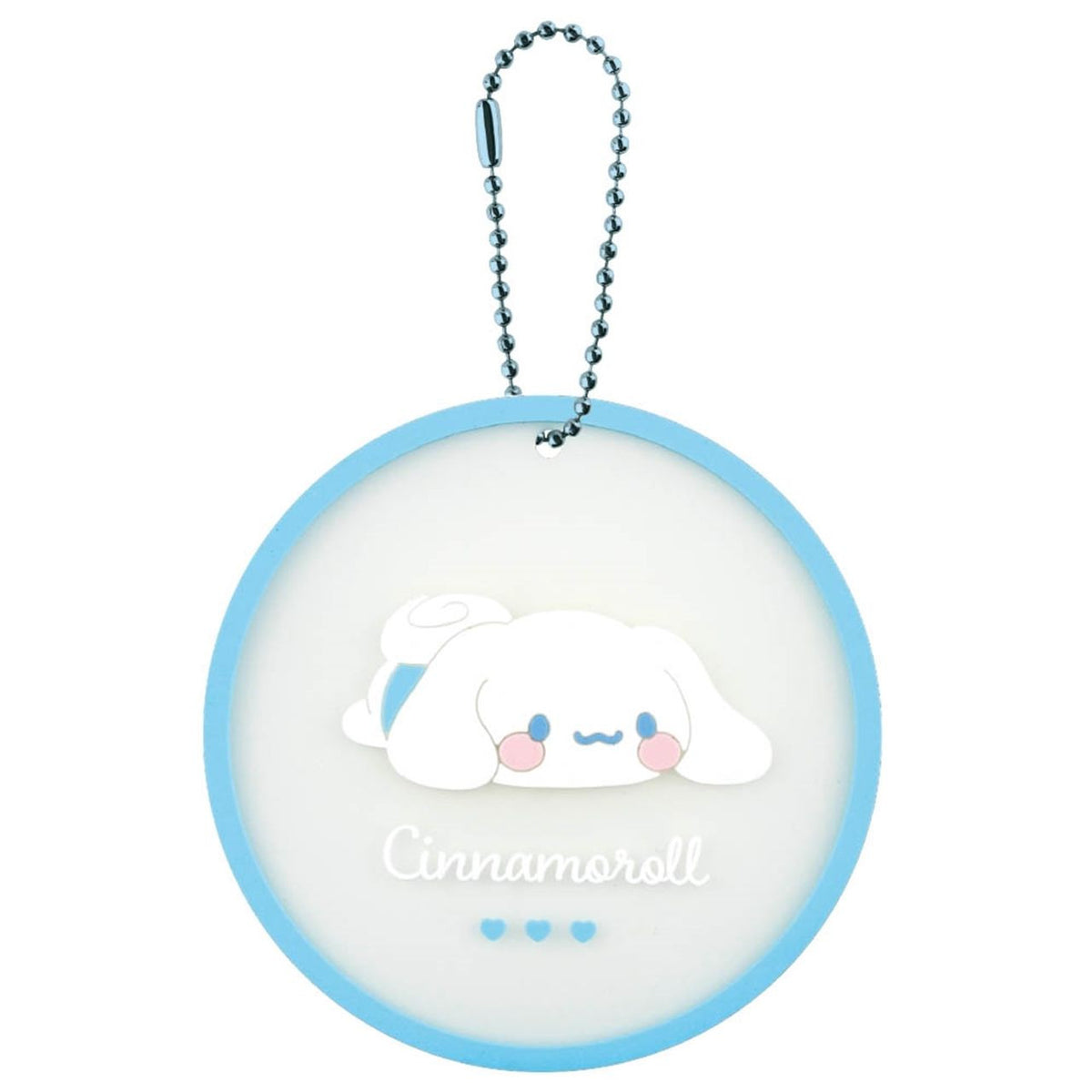 T&#39;s Factory 2-Way Rubber Coaster Keyring - Cinnamoroll