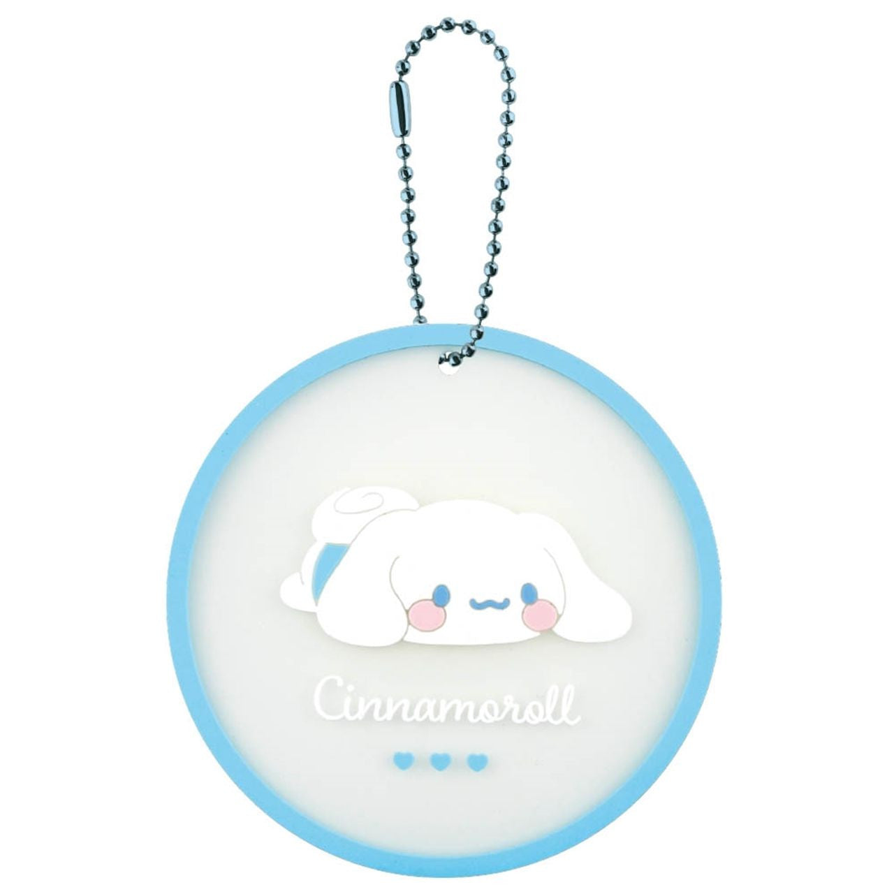 T's Factory 2-Way Rubber Coaster Keyring - Cinnamoroll