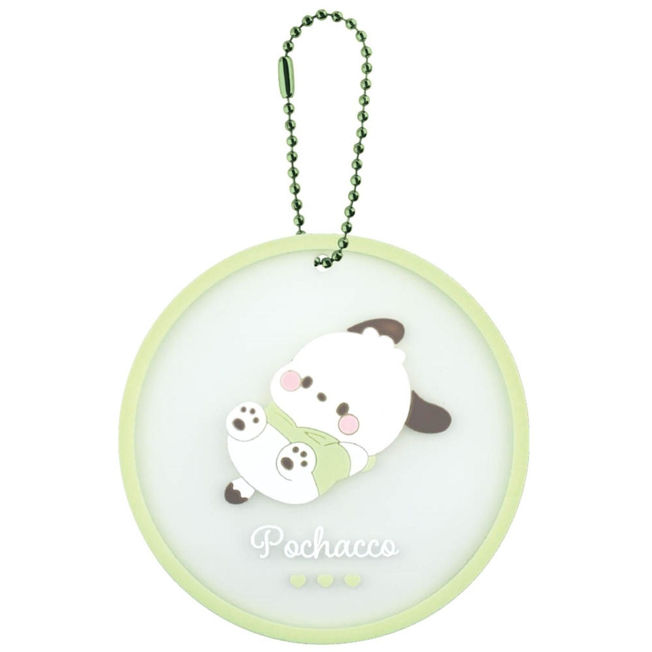 T's Factory 2-Way Rubber Coaster Keyring - Pochacco