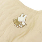 T's Factory Miffy Beige Quilted Storage Basket