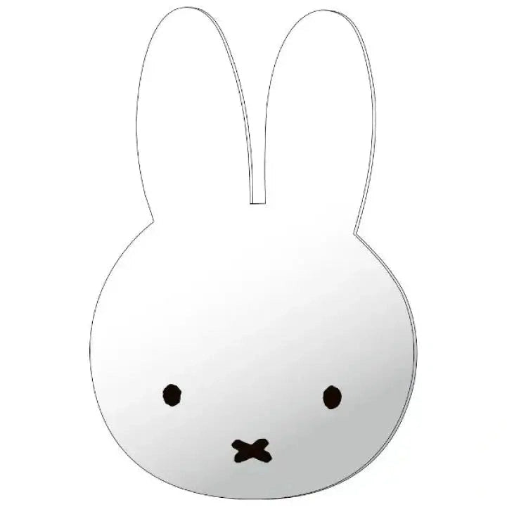T's Factory Miffy Interior Wall Mirror Sleepy Miffy H24×W15.8×D1.5cm