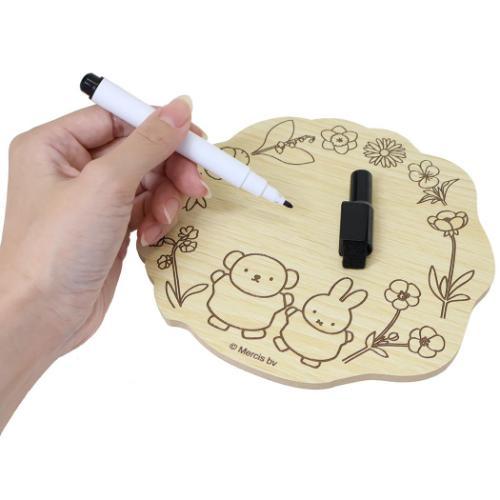 T's Factory Miffy Wooden Message Board - Boris & Miffy