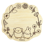 T's Factory Miffy Wooden Message Board - Boris & Miffy
