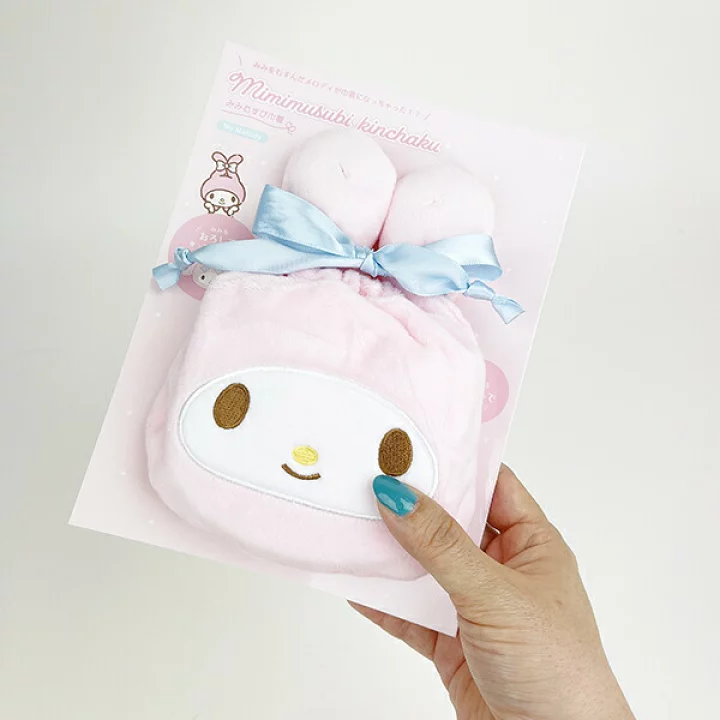 T's Factory My Melody Ear Drawstring Pouch