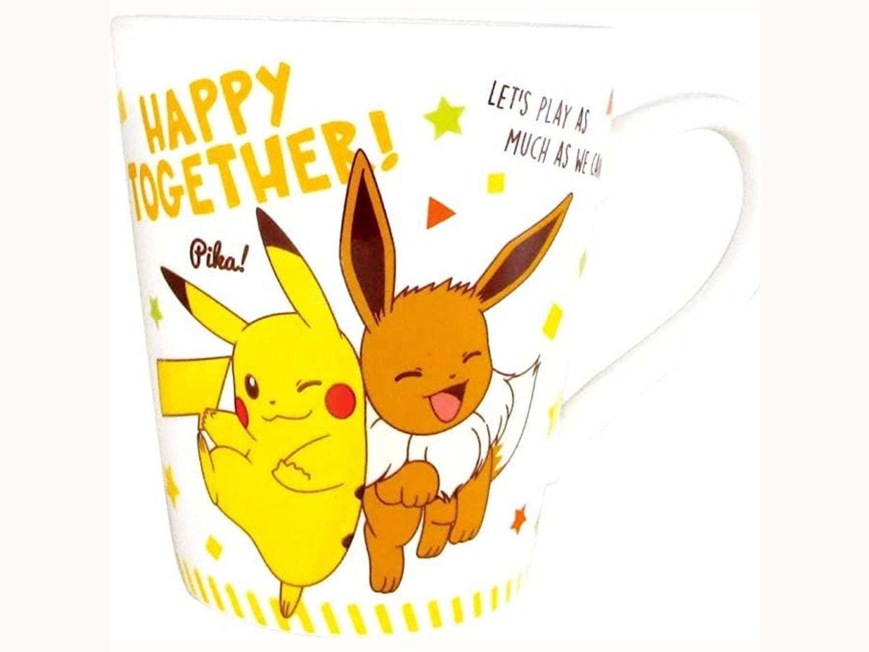 T's Factory Pokemon Pikachu & Eevee Message Mug 200ml