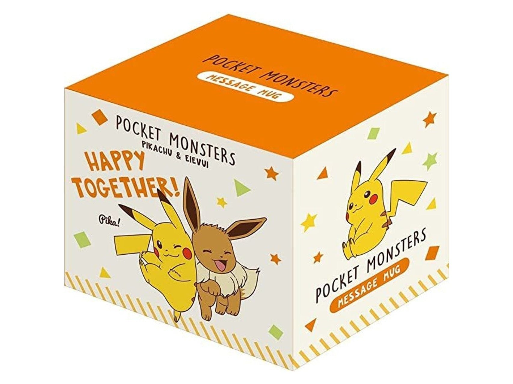 T's Factory Pokemon Pikachu & Eevee Message Mug 200ml