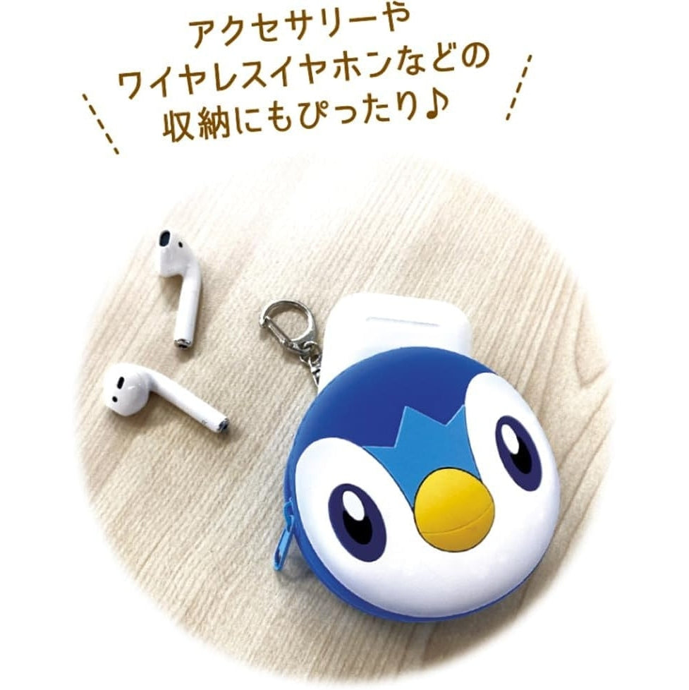 T's Factory Pokemon Piplup Mini Silicone Pouch Key Chain