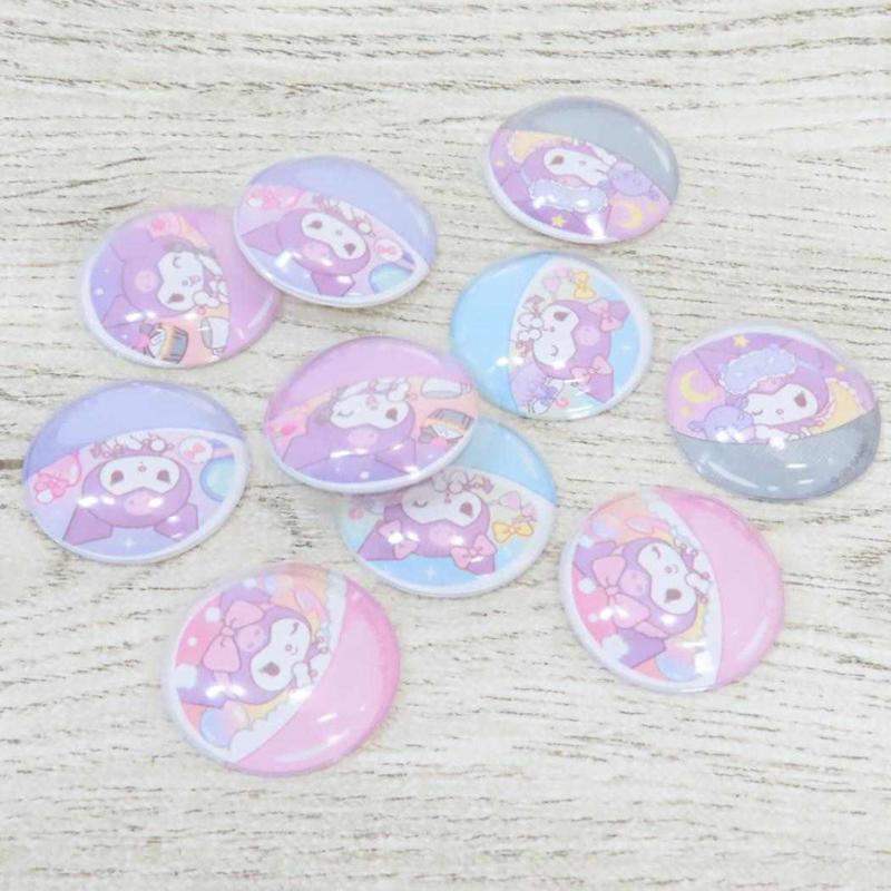 T's Factory Sanrio Capsule Flake Stickers - Kuromi