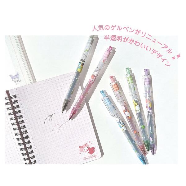 T's Factory Sanrio Character Ballpoint Gel Pen 0.5mm 6pcs Set