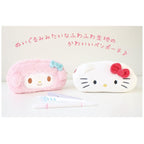T's Factory Sanrio Characters Plush Face Pouch - Hello Kitty