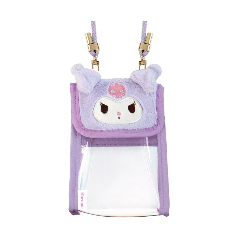 T's Factory Sanrio Characters Plush Multi-Pouch - Kuromi