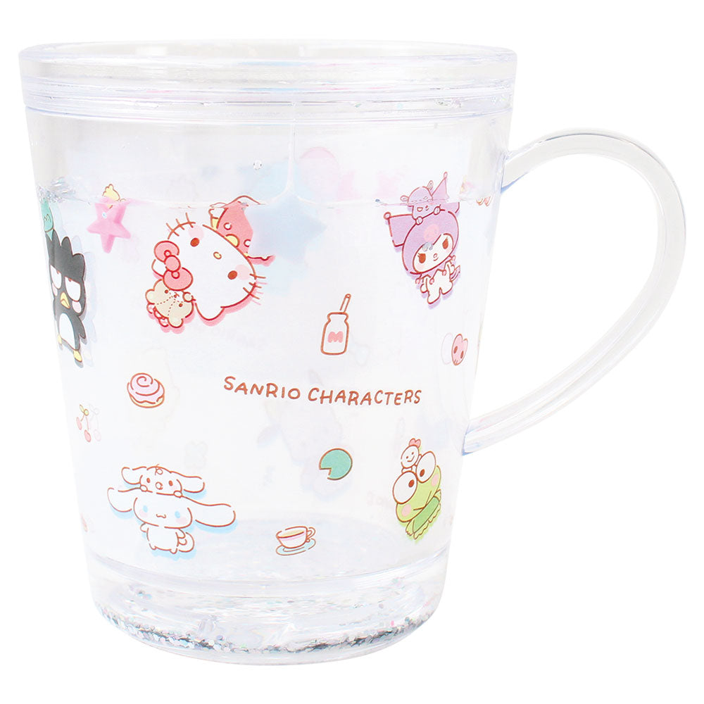 T's Factory Sanrio Characters Simple Glittery Cup 190ml
