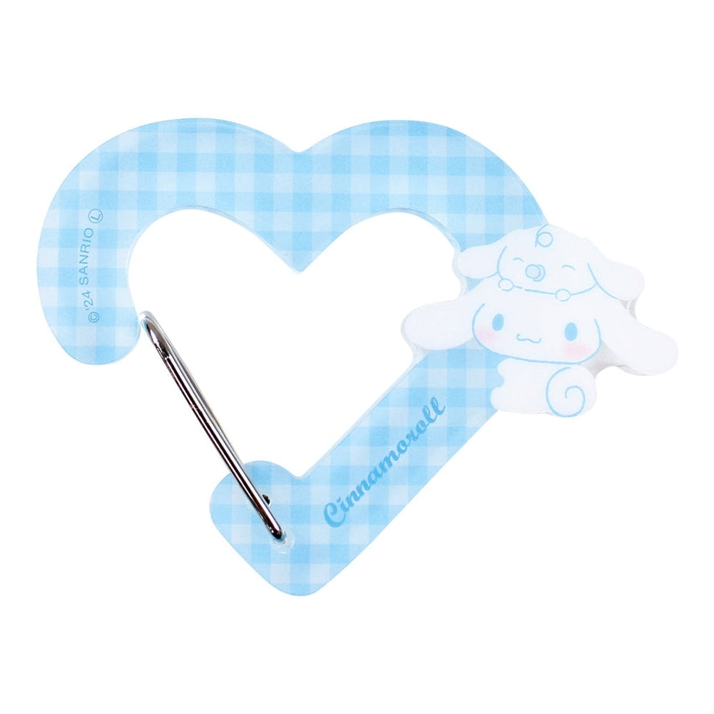 T&#39;s Factory Sanrio Cinnamoroll Acrylic Heart Carabiner