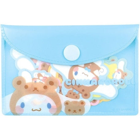 T&#39;s Factory Sanrio Cinnamoroll Flake Sticker Set w/Pouch