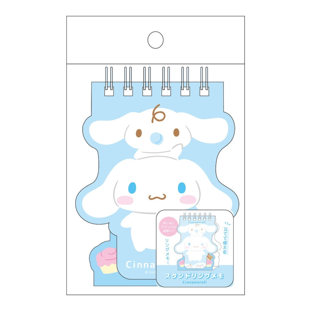 T's Factory Sanrio Cinnamoroll Standing Ring Memo Pad