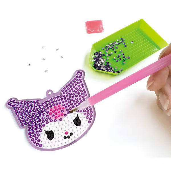 T's Factory Sanrio Diamond Art Keychain Kit - Kuromi