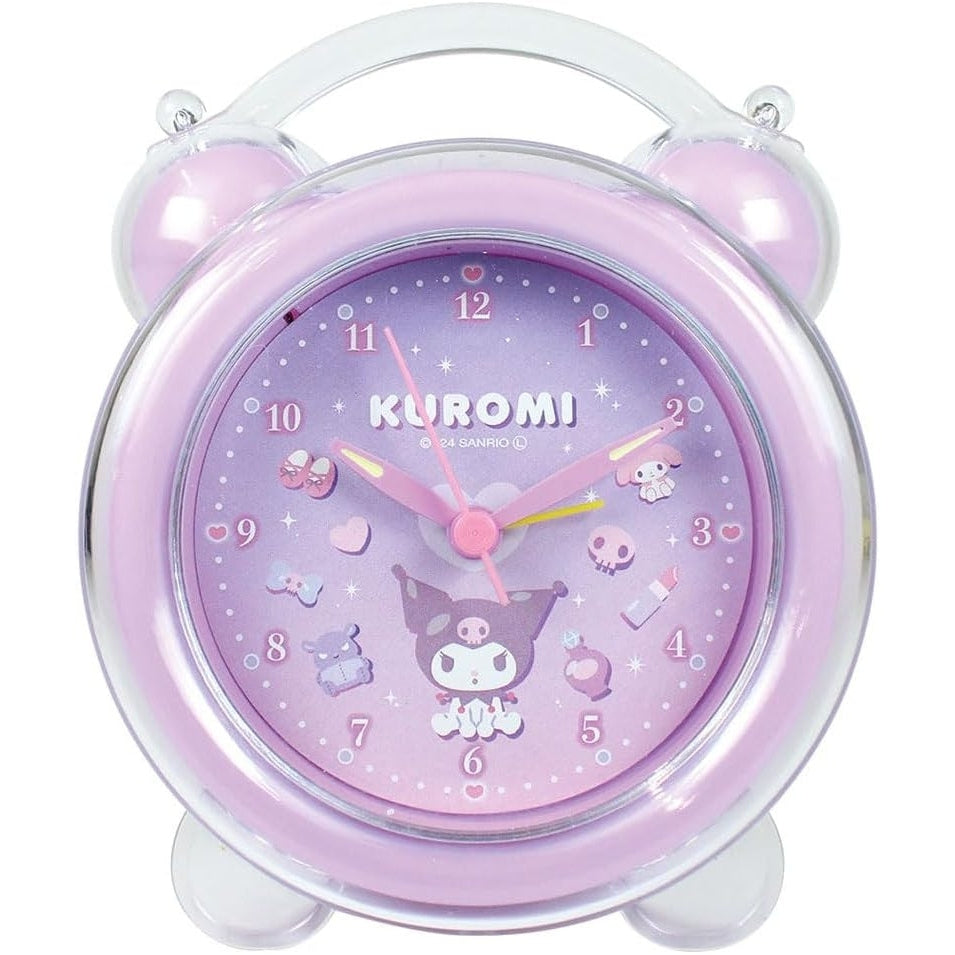 T's Factory Sanrio Everywhere Kuromi Clear x Pastel Alarm Clock