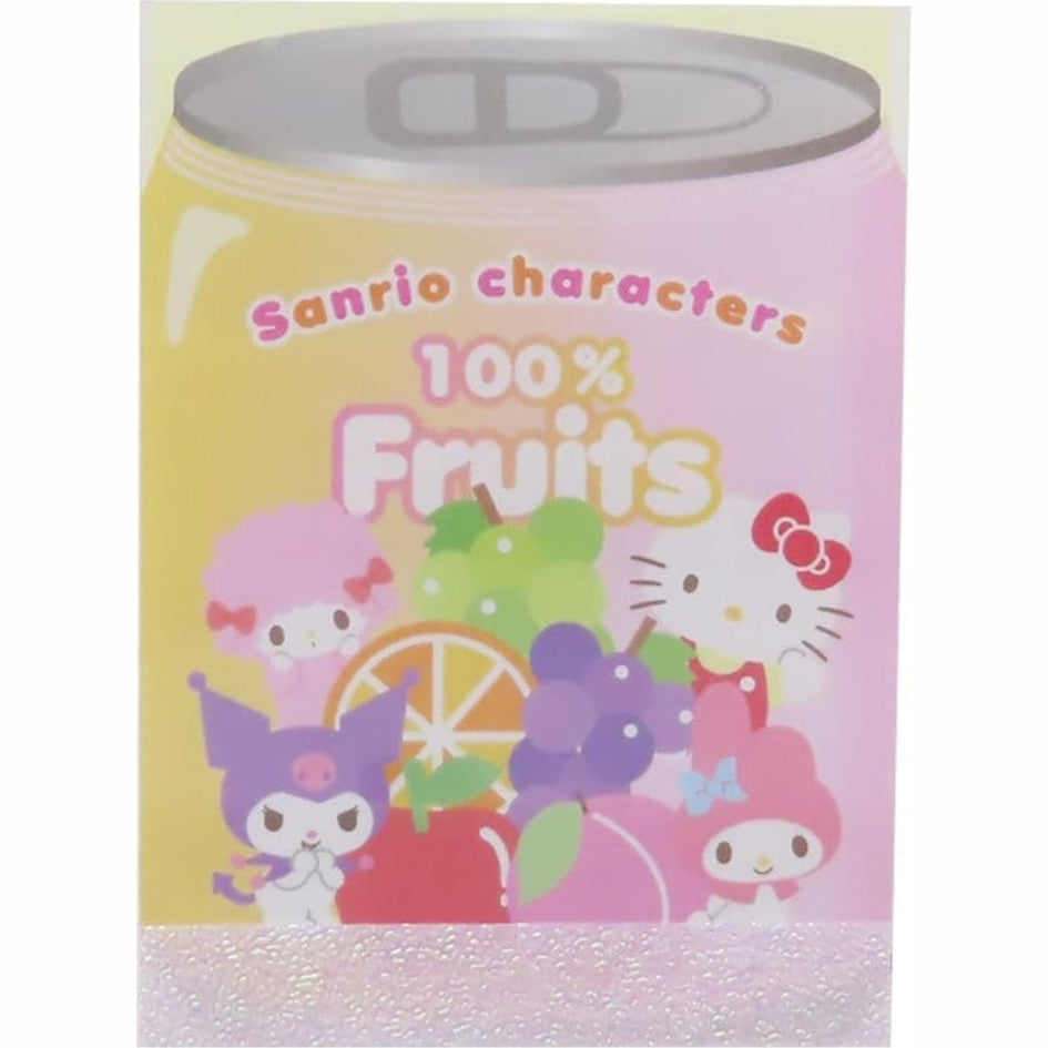 T&#39;s Factory Sanrio Fruits Juice Sanrio Girls Pop Drink Mini Notepad