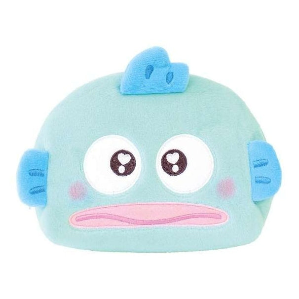 T&#39;s Factory Sanrio Hangyodon Fluffy Face Pouch