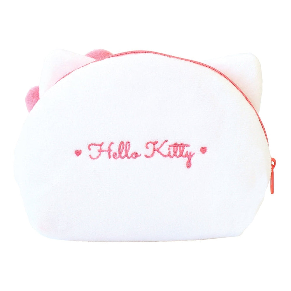 T's Factory Sanrio Hello Kitty Fluffy Face Pouch