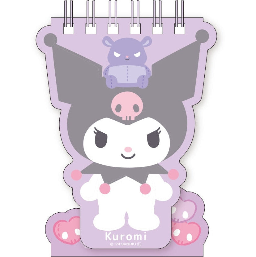 T&#39;s Factory Sanrio Kuromi Standing Ring Memo Pad