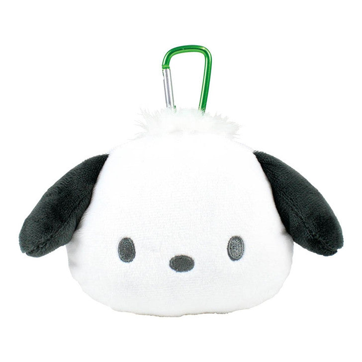 T&#39;s Factory Sanrio Mascot Pouch Keychain w/Carabiner - Pochacco