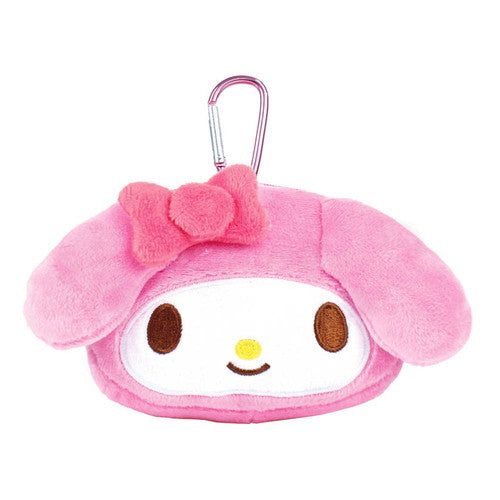 T&#39;s Factory Sanrio Mascot Pouch Keychain w/Carabiner - My Melody