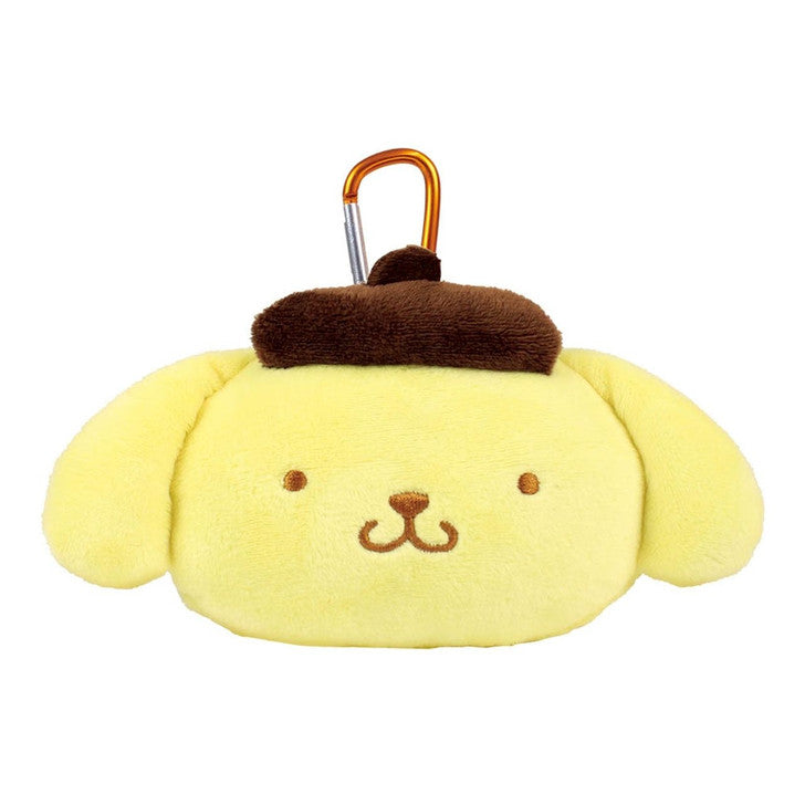 T&#39;s Factory Sanrio Mascot Pouch Keychain w/Carabiner - Pompompurin