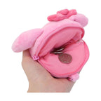 T's Factory Sanrio Mascot Pouch Keychain w/Carabiner - My Melody