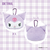 T's Factory Sanrio Mascot Pouch Keychain w/Carabiner - Kuromi