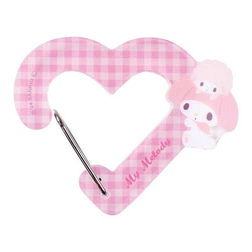 T&#39;s Factory Sanrio My Melody Acrylic Heart Carabiner