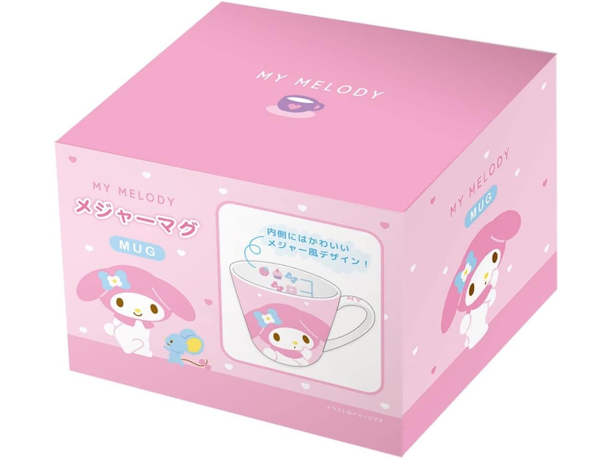 T's Factory Sanrio My Melody Character Measure Mug 220ml