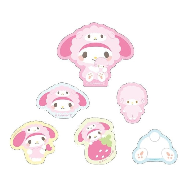 T's Factory Sanrio My Melody Flake Sticker Set w/Pouch