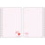 T's Factory Sanrio My Melody Pink & Red Decoration A6 Ring Notebook