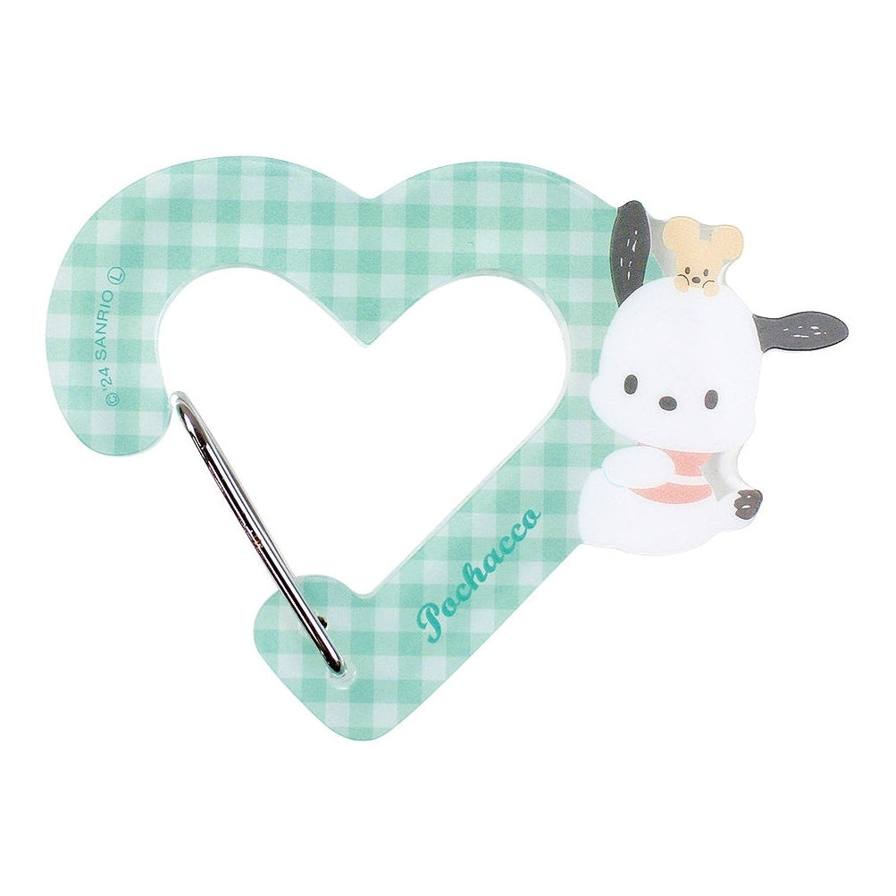 T&#39;s Factory Sanrio Pochacco Acrylic Heart Carabiner