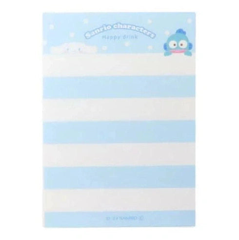 T's Factory Sanrio Soda Cinnamoroll & Hangyodon Pop Drink Mini Notepad