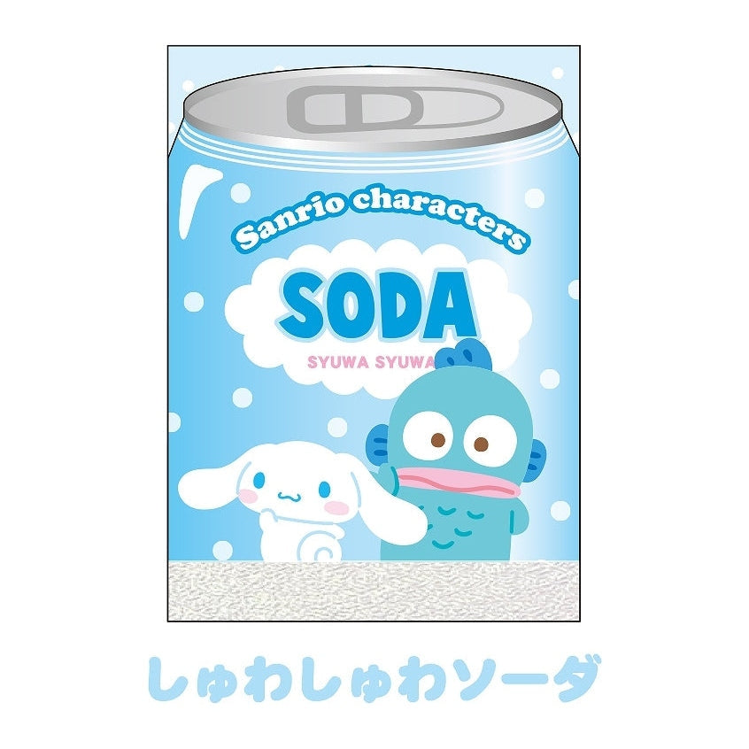 T&#39;s Factory Sanrio Soda Cinnamoroll &amp; Hangyodon Pop Drink Mini Notepad