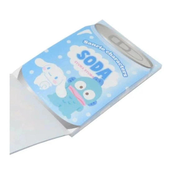 T's Factory Sanrio Soda Cinnamoroll & Hangyodon Pop Drink Mini Notepad